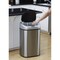 Stainless Steel 21-Gallon Motion Sensor Trash Can with Removable Liner and Lid